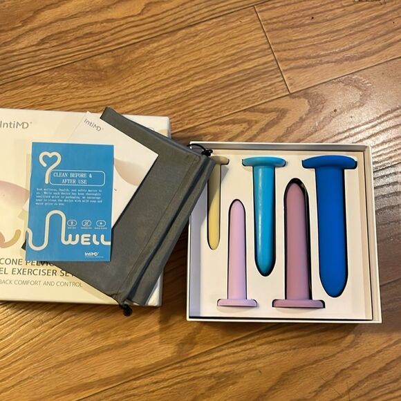 IntiMD VWell Silicone Pelvic Floor Kegel Exerciser Set - Picture 3 of 3